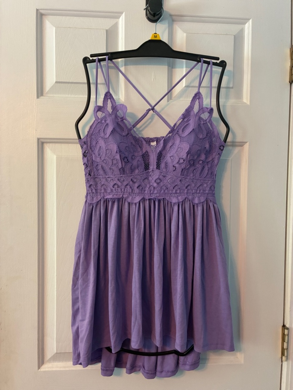 NWOT Lilac Lace Babydoll Dress if you’re short Blouse if you’re tall